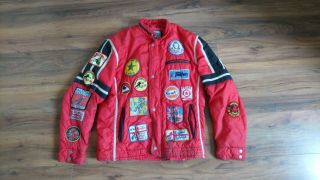 Vintage Campri Speedway Jacket With 26 Speedway Sew On Patches / Badges 1970s