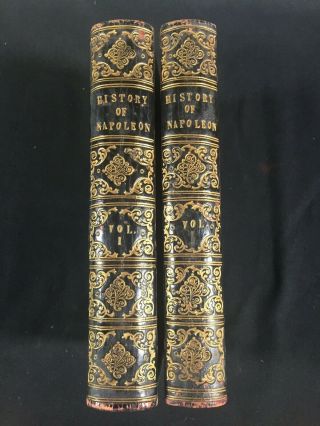 Antique Books - History Of Napoleon Volumes 1 & 2 M.  Laurent De L 
