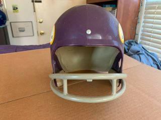 Vintage Minnesota Vikings Rawlings NFL Helmet Size Large Throwback 1970 ' s 3