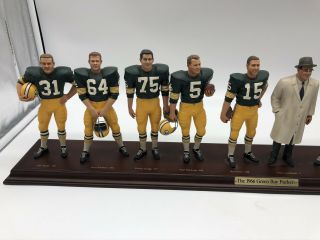 Danbury 1966 Green Bay Packers Team Statue Vince Lombardi Bowl Figure 2