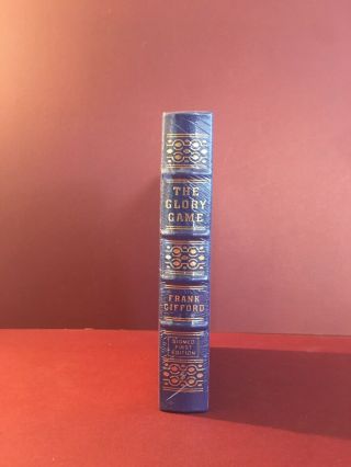 Easton Press The Glory Game Frank Gifford 1st Ed Signed Football Giants