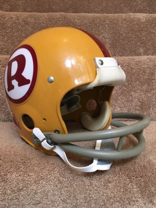 Vintage Riddell Kra - Lite Football Helmet 1970 - 71 Washington Redskins Larry Brown