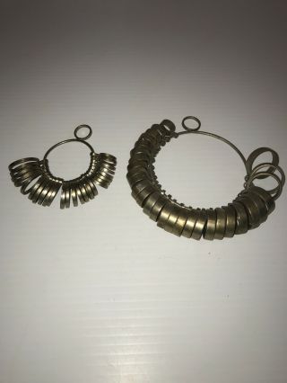 Vintage Metal Ring Sizer Us Standard Jeweler 