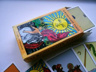 Albano Waite Tarot Cards Deck Vintage Style 1960s Psychedelic - Complete from 1991 2