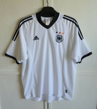 Germany 2002/2003/2004 Vintage Home Football Shirt Jersey Trikot Adidas Size Xl