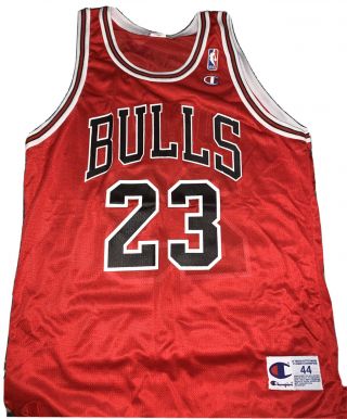 Michael Jordan Chicago Bulls Champion Jersey 23 Size 44