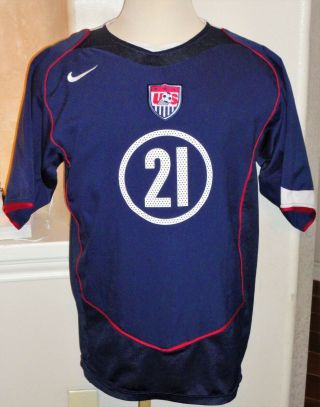 Vtg Nike Usa Usmnt Landon Donovan 04 Us Soccer Jersey Football Shirt Mls Galaxy