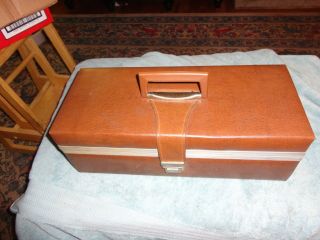Vintage Savoy Faux Leather 8 Track Carrying Case Holds (includes) 24 Tapes