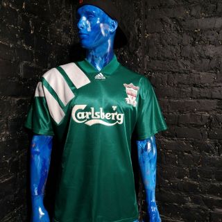 Liverpool Jersey Away Football Shirt 1992 - 1993 Adidas Trikot Mens Size L