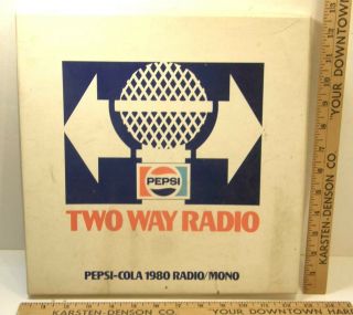 Vintage Boxed Set 2 Lp Records Pepsi Cola Radio Commercial Jingles Many Genres