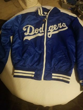 Vintage Los Angeles Dodgers Starter Satin Jacket Adult Large