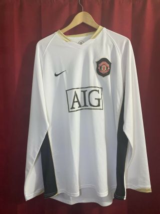 Nike Manchester United Ronaldo 06/07 Away Jersey / Shirt Xl Long Sleeve