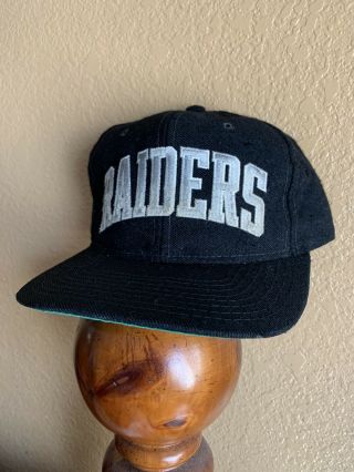 Rare Vtg Starter Los Angeles Raiders Arch Snapback Hat 80s 90s Oakland La Nwa