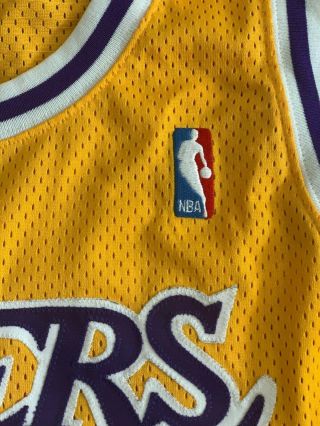 Authentic 1998 Nike Lakers Shaquille O ' Neal Shaq Home Jersey 52 Kobe Vintage 3