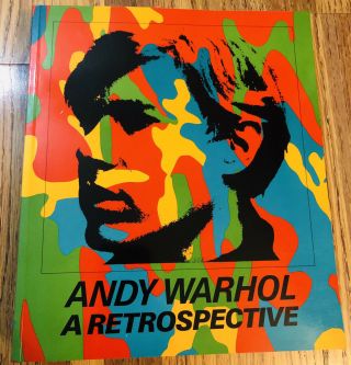 Andy Warhol A Retrospective 1989 Moma Collector Book 1st Edition Pop Art Htf