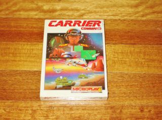 Carrier Command.  Big Box Pc Game.  Microprose Microplay Rainbird Vintage