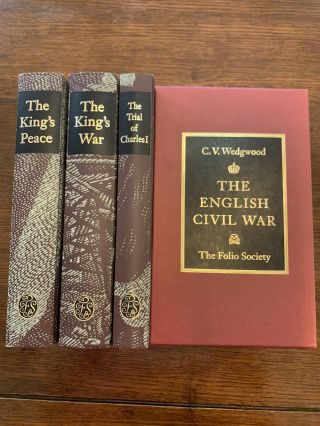 The English Civil War By C.  V.  Wedgwood 3 Volumes The Folio Society W/ Slipcase
