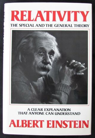 Relativity By Albert Einstein 1961 First Edition Hardcover Dust Jacket