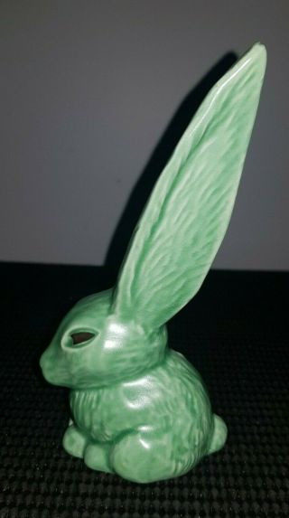 Vintage Green Sylvac Long Eared Rabbit 1298