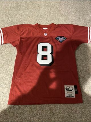 Steve Young Mitchell & Ness San Fransisco 49ers Jersey (44) Large