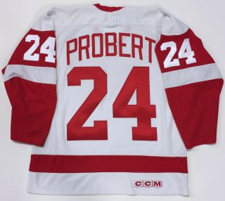 Bob Probert Detroit Red Wings Ccm Nhl 1991 Nhl 75th Jersey Large