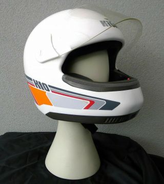 Vintage 1982 Kiwi 10 Motorbike/motorcycle/scooter Helmet.  Made In Switzerland.