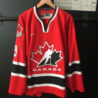 Sidney Crosby Team Canada World Junior Jersey 2004 Pittsburgh Penguins Nike Xl