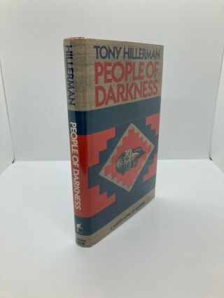 1980 1st Edition/printing " People Of Darkness " By Tony Hillerman Signed