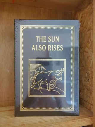 Easton Press Black Leather Bound The Sun Also Rises By Hemingway