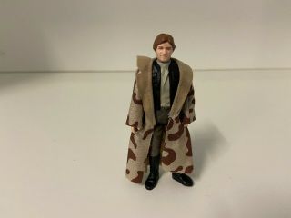 Star Wars Vintage Han Solo In Trench Coat Lfl 1984 No Coo Kenner