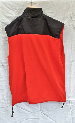 Vintage RalliArt Australia Red Fleece Zip Up Vest - Size M 3