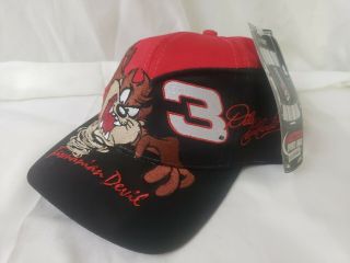 Dale Earnhardt Sr Taz Devil Snapback Hat Cap Looney Tunes Nascar With Tag