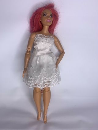 Curvy Dancer Made To Move Barbie Doll - Pink Hair