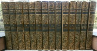Talwin Morris Decorated Binding Sir Henry Fielding Of Shakespeare 14 Vols