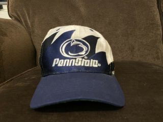 Vintage Penn State Nittany Lions Logo Athletic Snapback Hat Cap Sharktooth