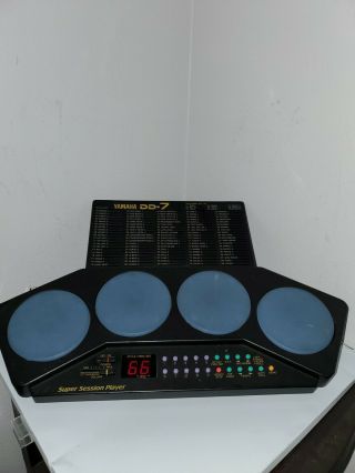 Yamaha Digital Drums Dd - 7 Vintage Percussion Pads Keyboard Synth Electronic