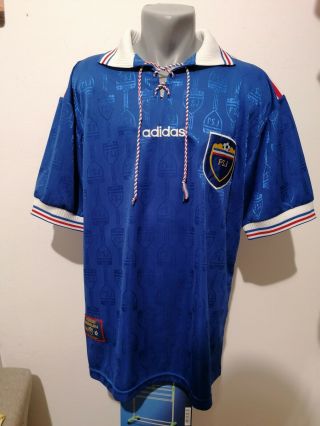 Vtg Adidas Yugoslavia Serbia Jersey Football Shirt Jersey,  Jugoslavija Dres 1996