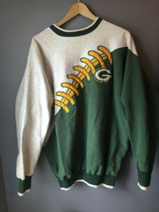 Vintage Green Bay Packers Legends Athletic Embroidered Sweatshirt Sweater