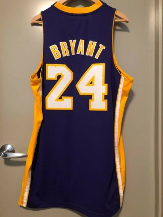 Adidas Swingman Kobe Bryant 24 Jersey Medium Lakers Home 2