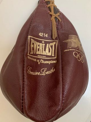 Vintage Everlast Leather Bag Made In Usa