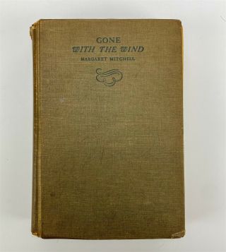 Vintage Gone With The Wind By Margaret Mitchell Macmillan December 1936 Book Sjs
