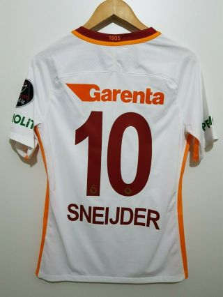 Galatasaray 2016 - 17 Player Issue Away Jersey Football Shirt 10 SNEIJDER 2