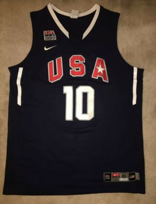 Authentic Kobe Bryant Nike Team Usa Jersey Size Xl