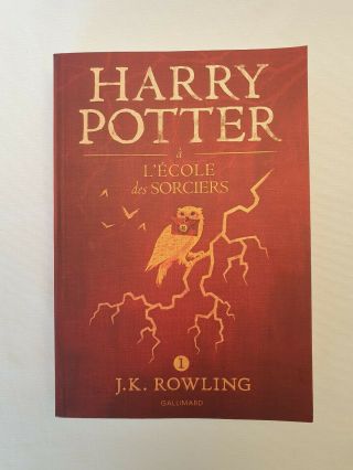 Harry Potter And The Philosopher’s Stone Jk Rowling Paperback French Translation