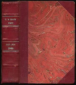 Captain W G Cooper / United States Naval Institute Proceedings January - June 1st