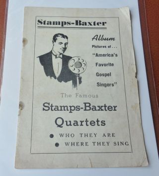 1940 Stamps - Baxter Quartet Photos Of,  Booklet Krld Wsm Wmc Kark Whas Kwkh Wapi