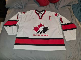 Mario Lemieux 66 2002 Team Canada White Nike Hockey Jersey 2x - Large