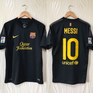 Barcelona 2010 2011 Away Football Shirt Soccer Jersey 10 Messi Nike 419880 - 010