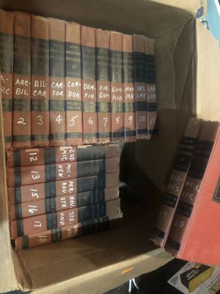 The World Family Encyclopedia Deluxe Edition Volumes 1 - 20 (missing 14) 1955