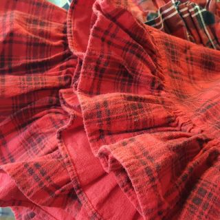 Ralph Lauren Vintage Red Plaid Flannel King Sham Only One